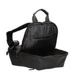 Zaino in Polyurethane Nero