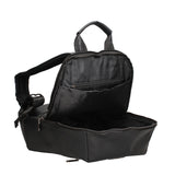 Zaino in Polyurethane Nero