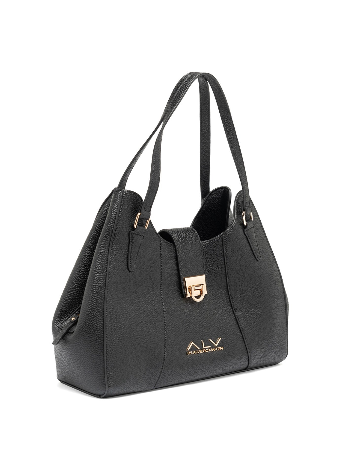 Borsa shopper da donna ALV - Nero