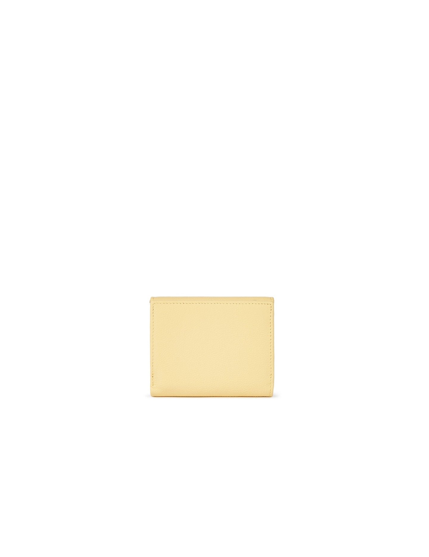 Portafoglio Donna in Vera Pelle Giallo