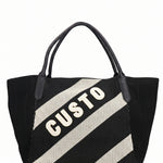 Borsa a Mano in Pelle Vegana Nero