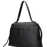 Borsa a Mano in Vera Pelle Nero