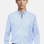 Camicia in Cotone Cielo Scuro Navigare