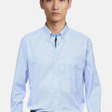 Camicia in Cotone Cielo Scuro Navigare