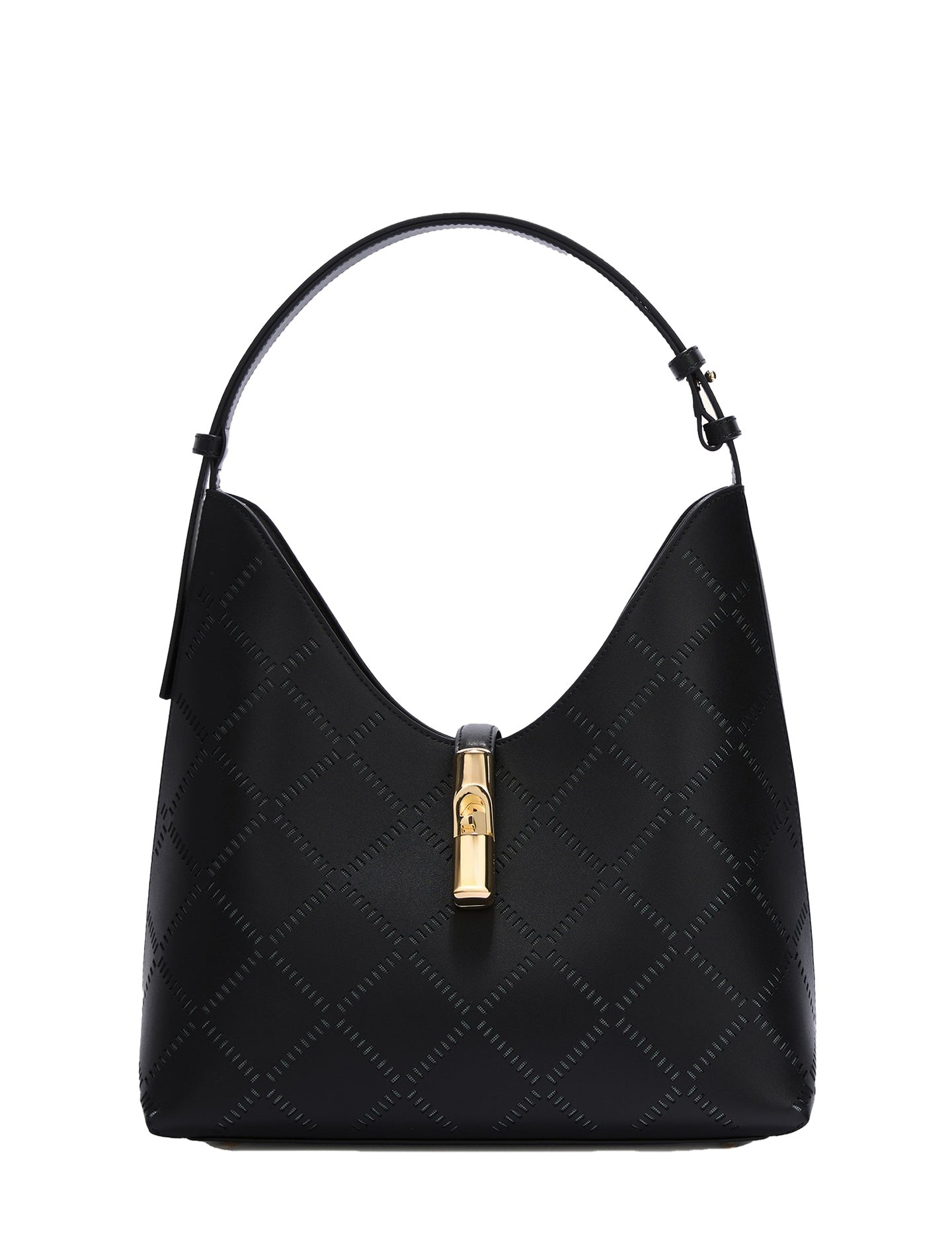 Borsa a Spalla in Pelle Ruga Nero Furla