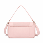Borsa a Tracolla in Pelle Vegana Rosa