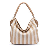 Borsa a Tracolla in Poliestere Beige