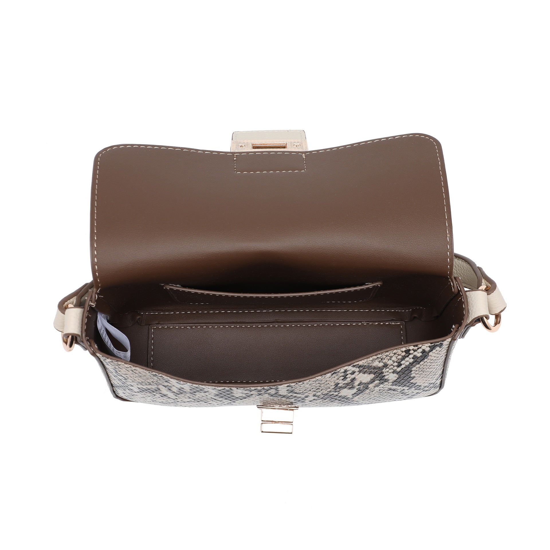 Pochette in Pelle Vegana Beige