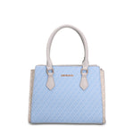 Borsa a Mano in Pelle Vegana Blu Pierre Cardin