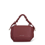 Borsa a Mano in Pelle Vegana Bordeaux Pierre Cardin