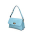 Borsa a Tracolla in Pelle Vegana Azzurro Pierre Cardin