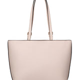Beige Schultertasche aus veganem Leder