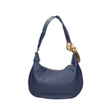 Borsa a Spalla in Vera Pelle Blu