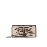 Portafoglio Donna con Zip in Poliestere Beige Braccialini