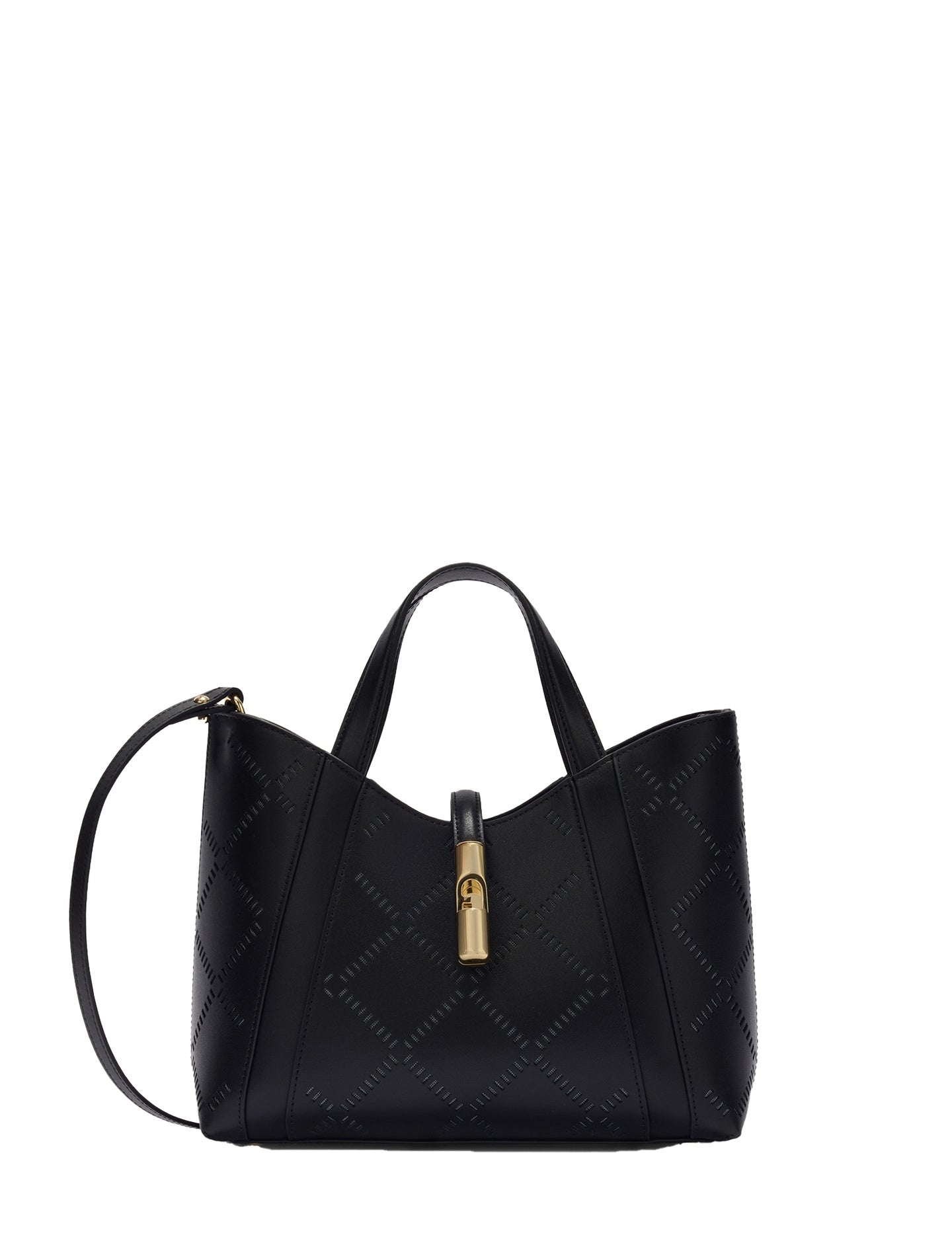 Borsa a Mano in Pelle Nero Furla