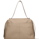 Borsa a Mano in Vera Pelle Cappuccino