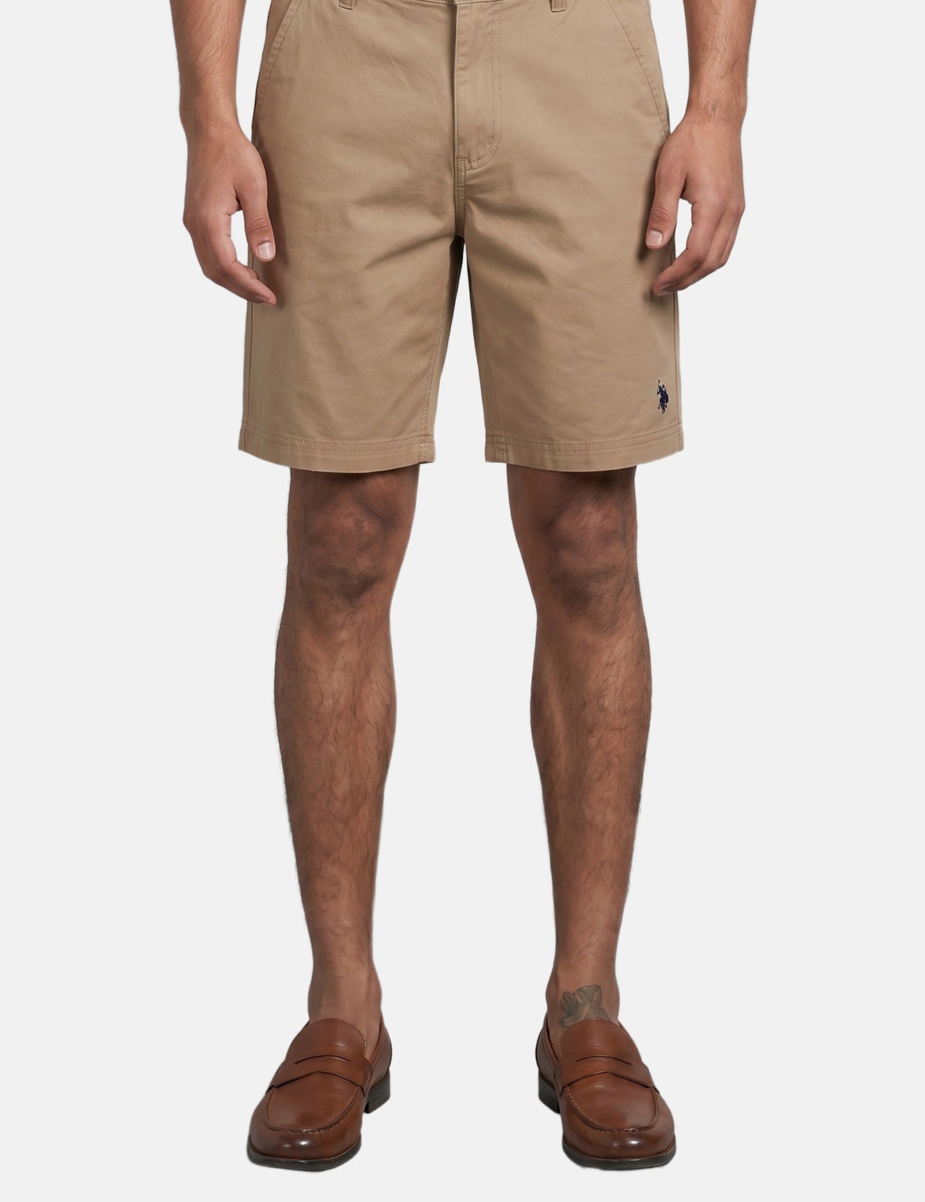 Pantaloncino in Cotone Taupe U.S. POLO ASSN.