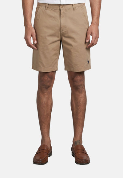 Pantaloncino in Cotone Taupe