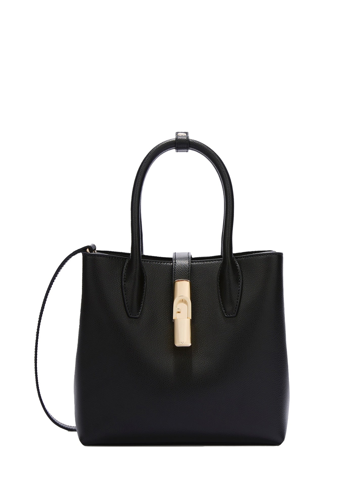 Borsa a Mano in Pelle Palmellato Nero Furla