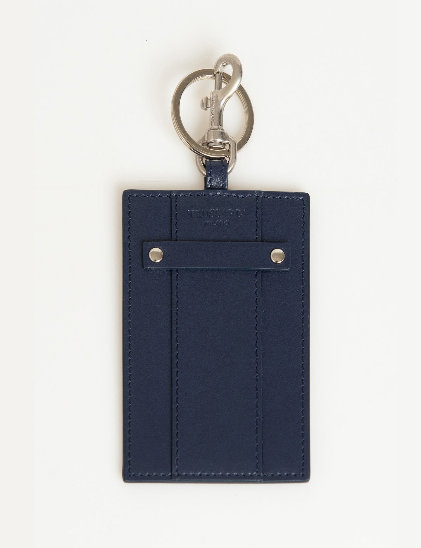 Portachiavi in Pelle Vegana Blu
