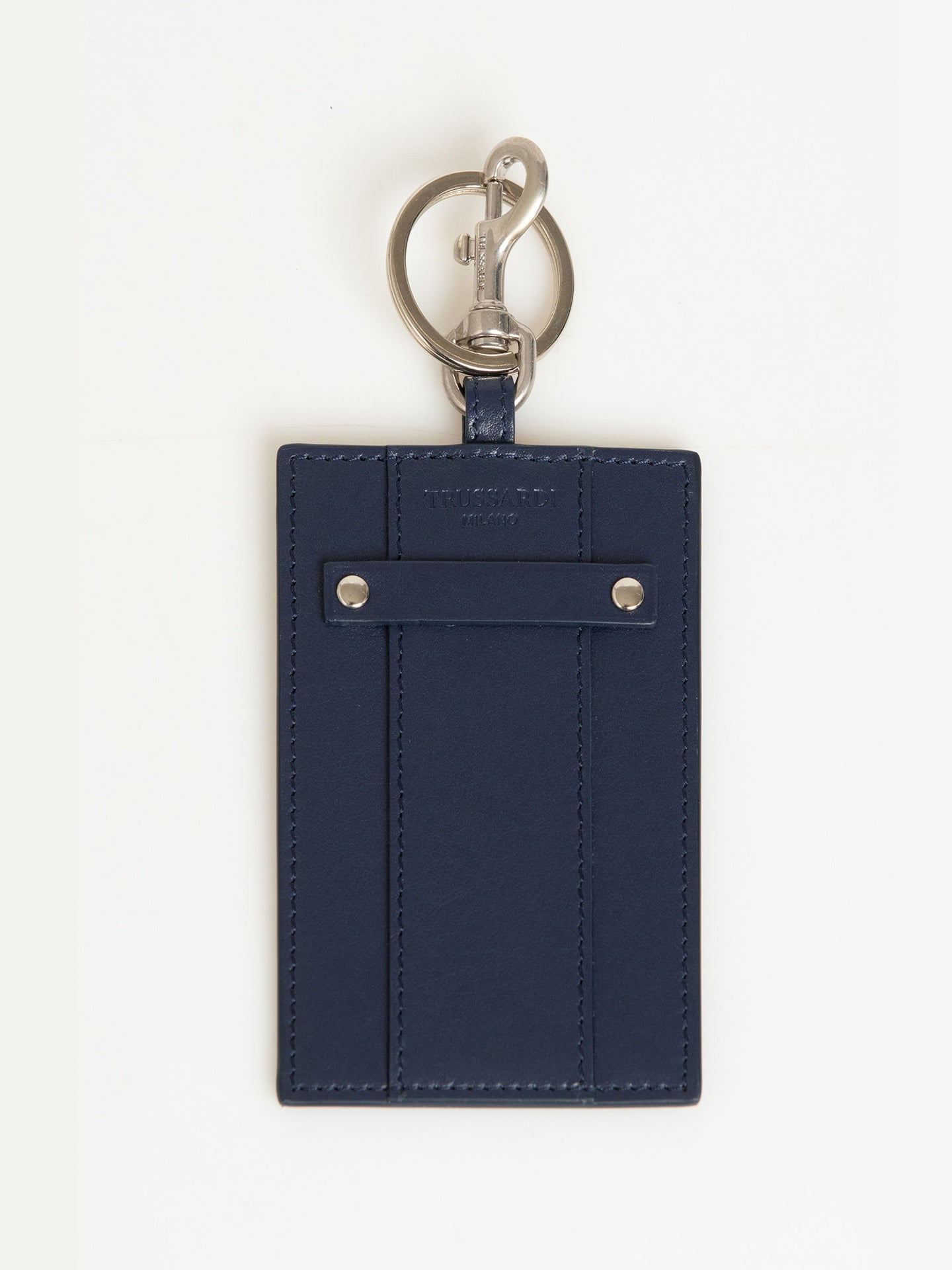 Portachiavi in Pelle Vegana Blu