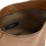 Borsa a Spalla in Pelle Sabbia