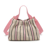 Borsa Shopper in Cotone Rosa