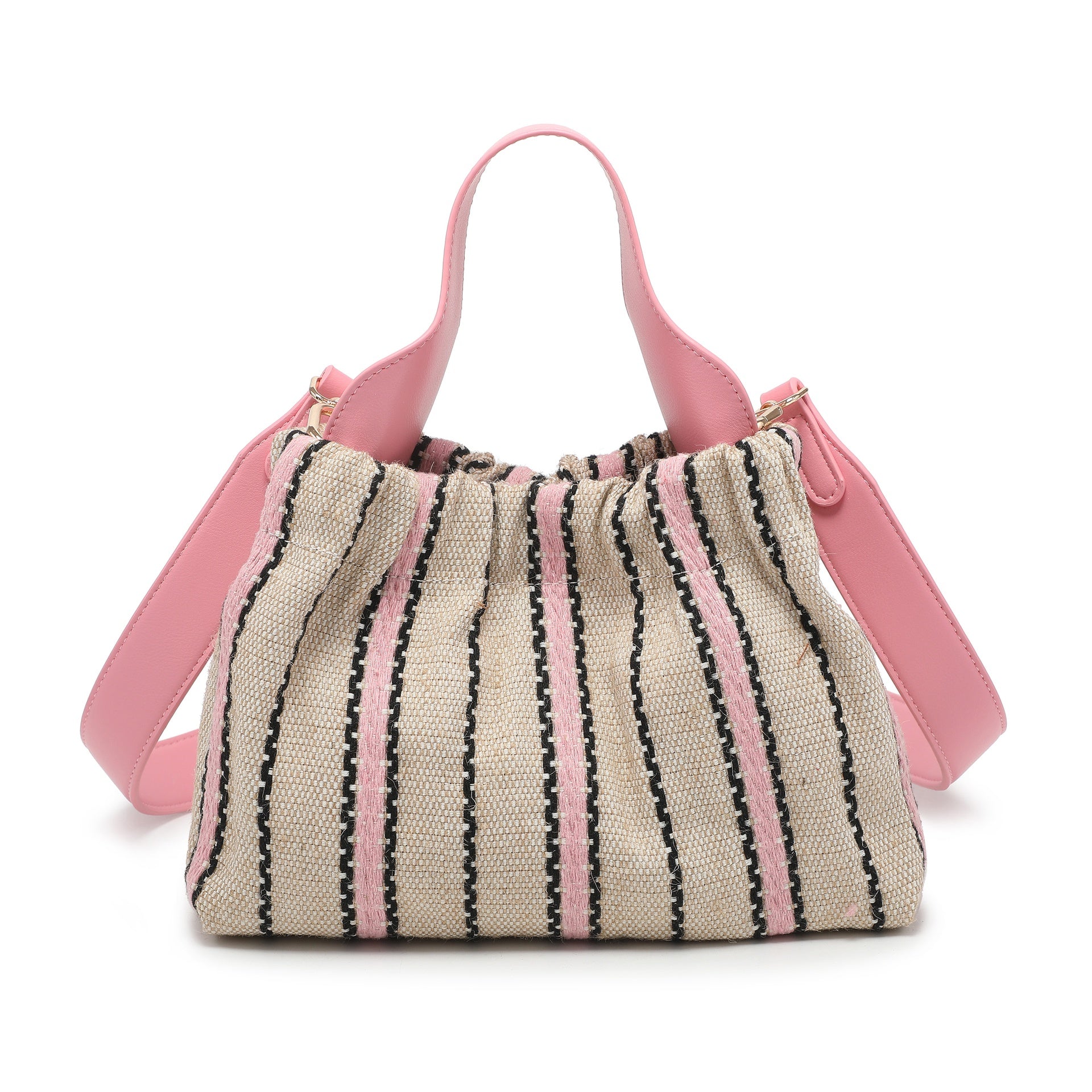 Borsa Shopper in Cotone Rosa