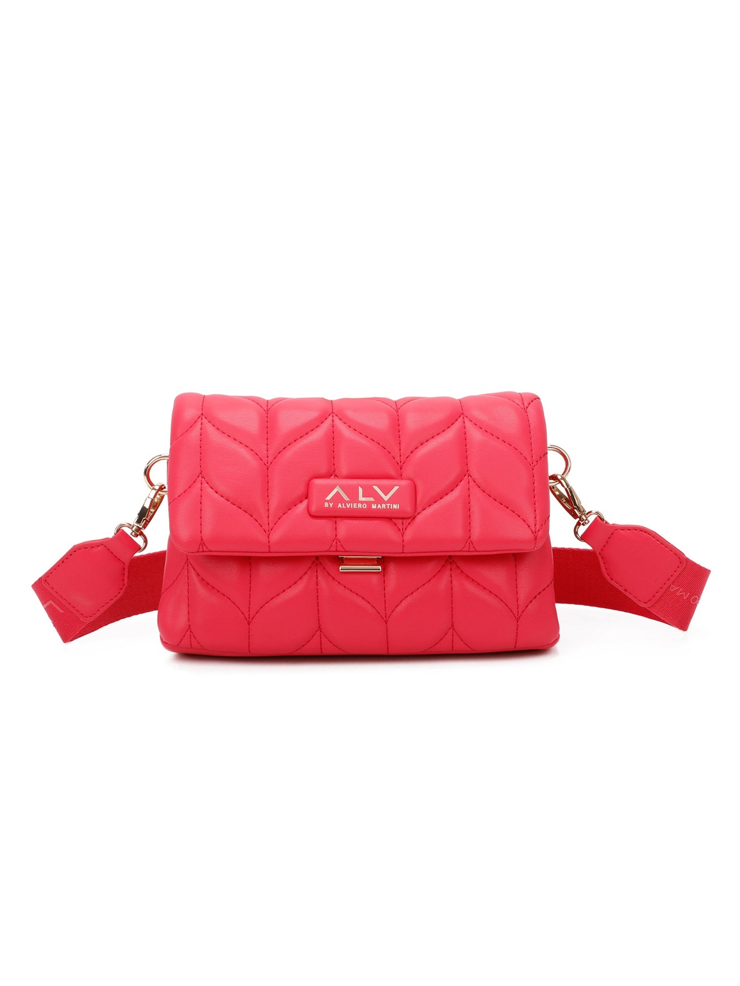 Borsa A Tracolla da donna ALV - Fuxia