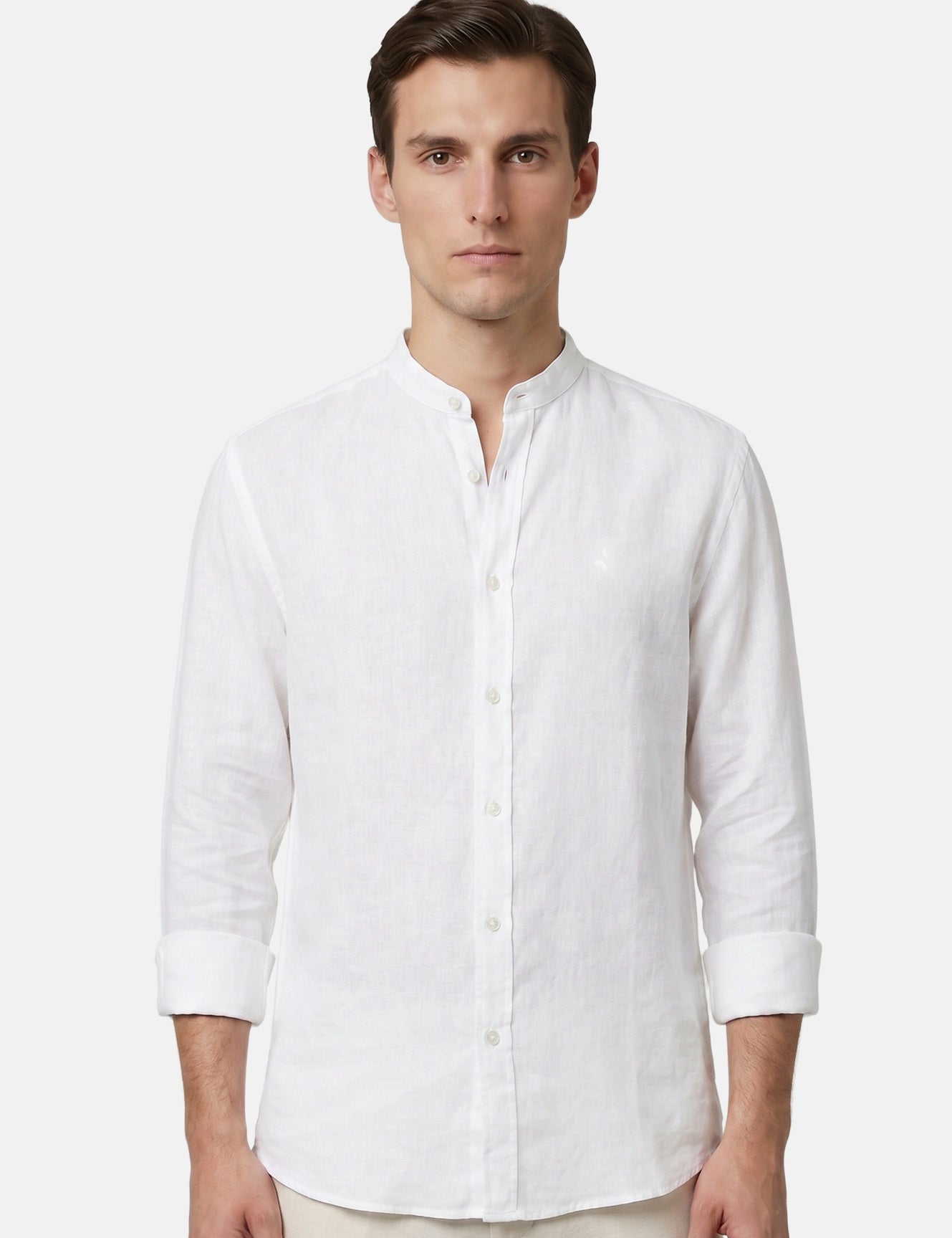 Camicia in Lino Bianco Navigare