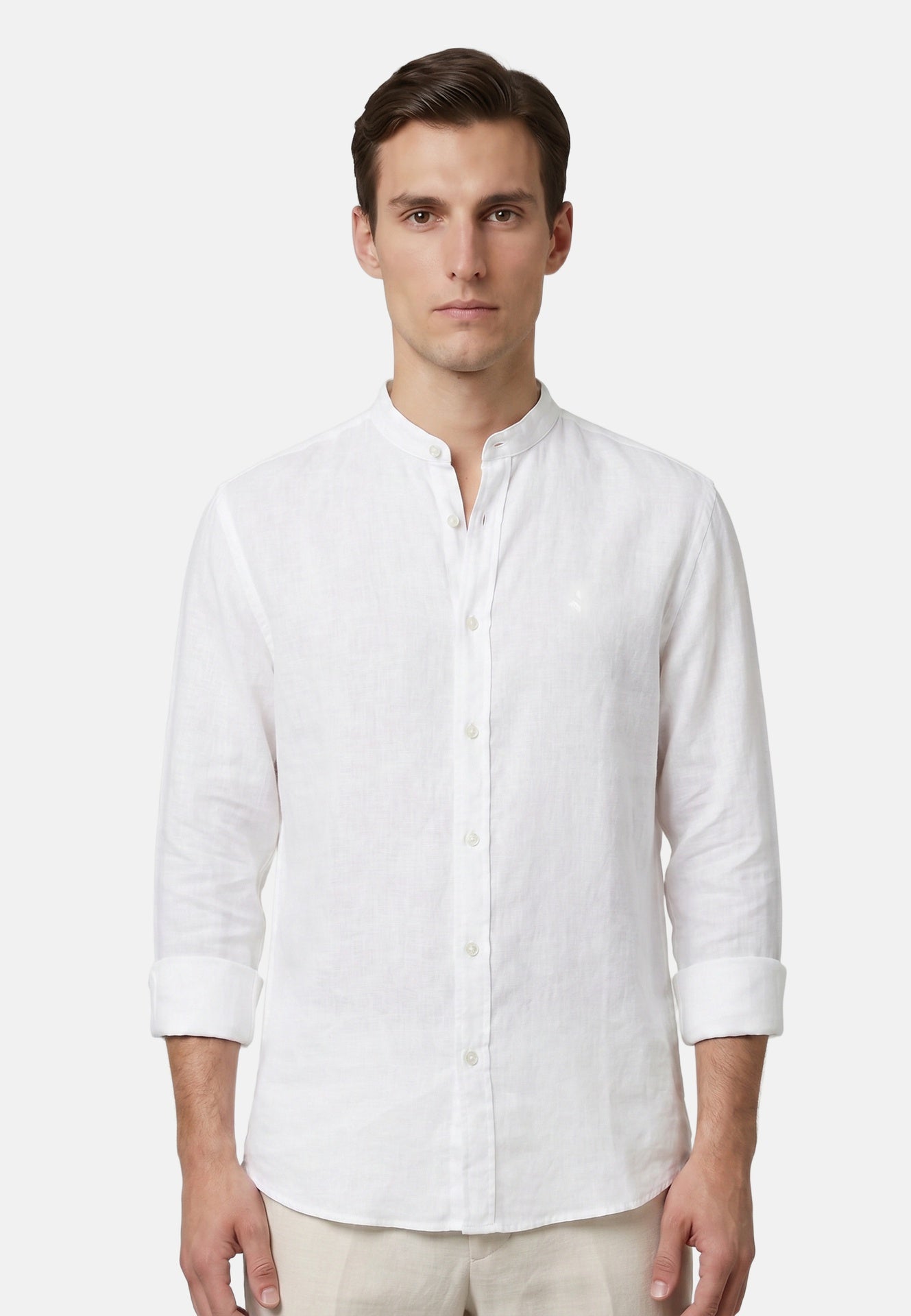 Camicia in Lino Bianco Navigare