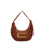 Borsa a spalla CUSTO - Marrone scuro