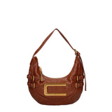 Borsa a spalla CUSTO - Marrone scuro