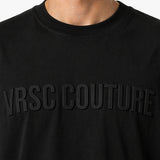 Camiseta de algodón negra