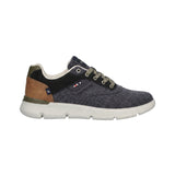 Scarpa stringata in Pelle Vegana Blu Navy Navigare