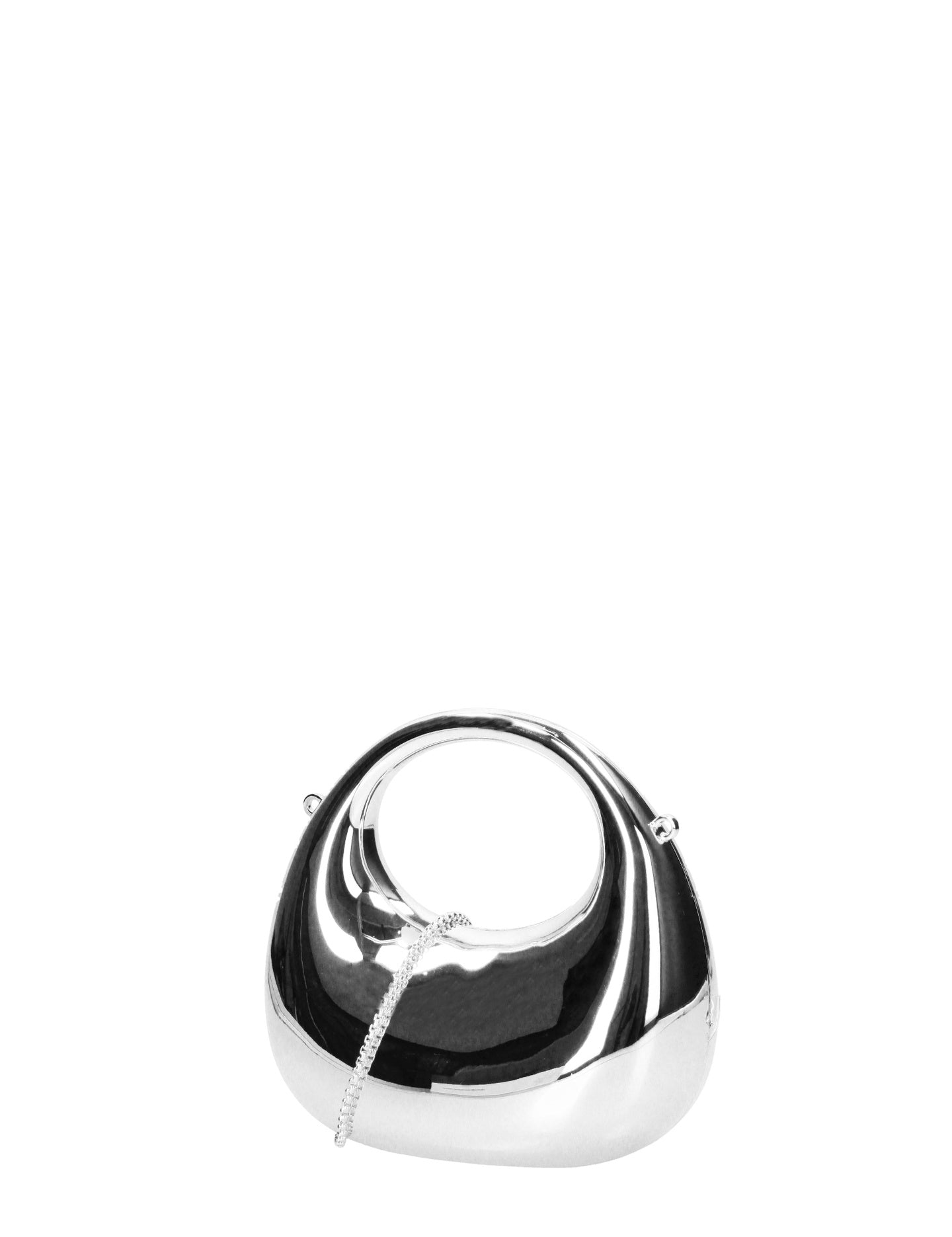 Opale Borsa a Tracolla in Pvc Argento