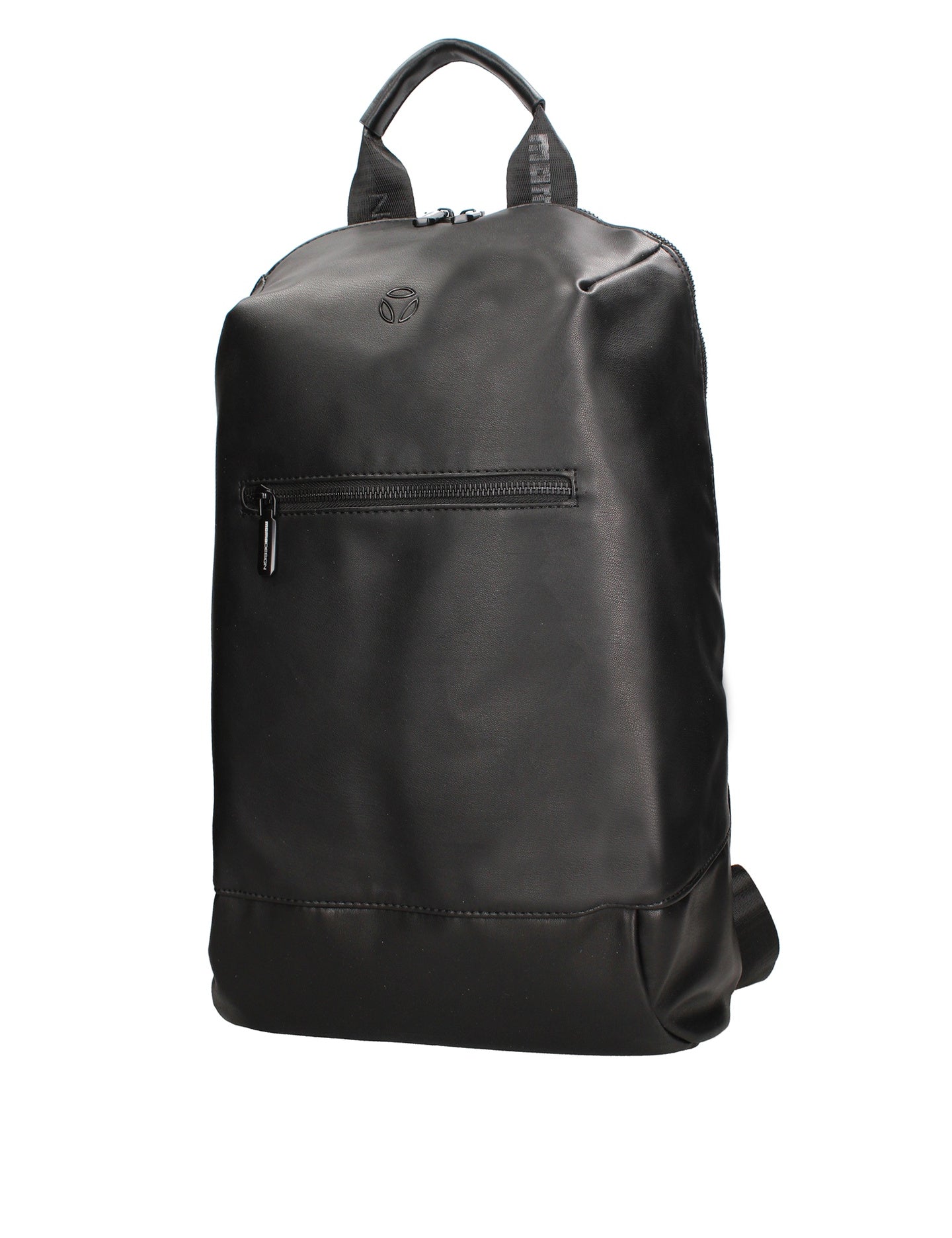 Zaino in Polyurethane Nero
