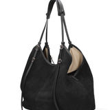 Borsa a Spalla in Vera Pelle Nero
