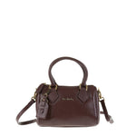 Borsa a Bauletto in Vera Pelle Cioccolato Pierre Cardin
