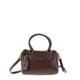 Borsa a Bauletto in Vera Pelle Cioccolato Pierre Cardin