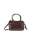 Borsa a Bauletto in Vera Pelle Cioccolato Pierre Cardin