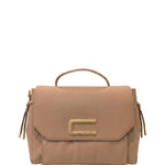 Borsa a bauletto in Pelle Vegana Tan CUSTO BARCELONA