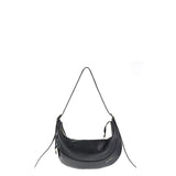 Borsa a Spalla in Vera Pelle Nero Pierre Cardin