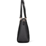 Borsa a Mano in Pelle Vegana Nero