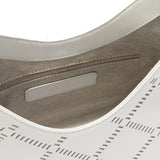 Borsa a Spalla in Pelle Ruga Bianco