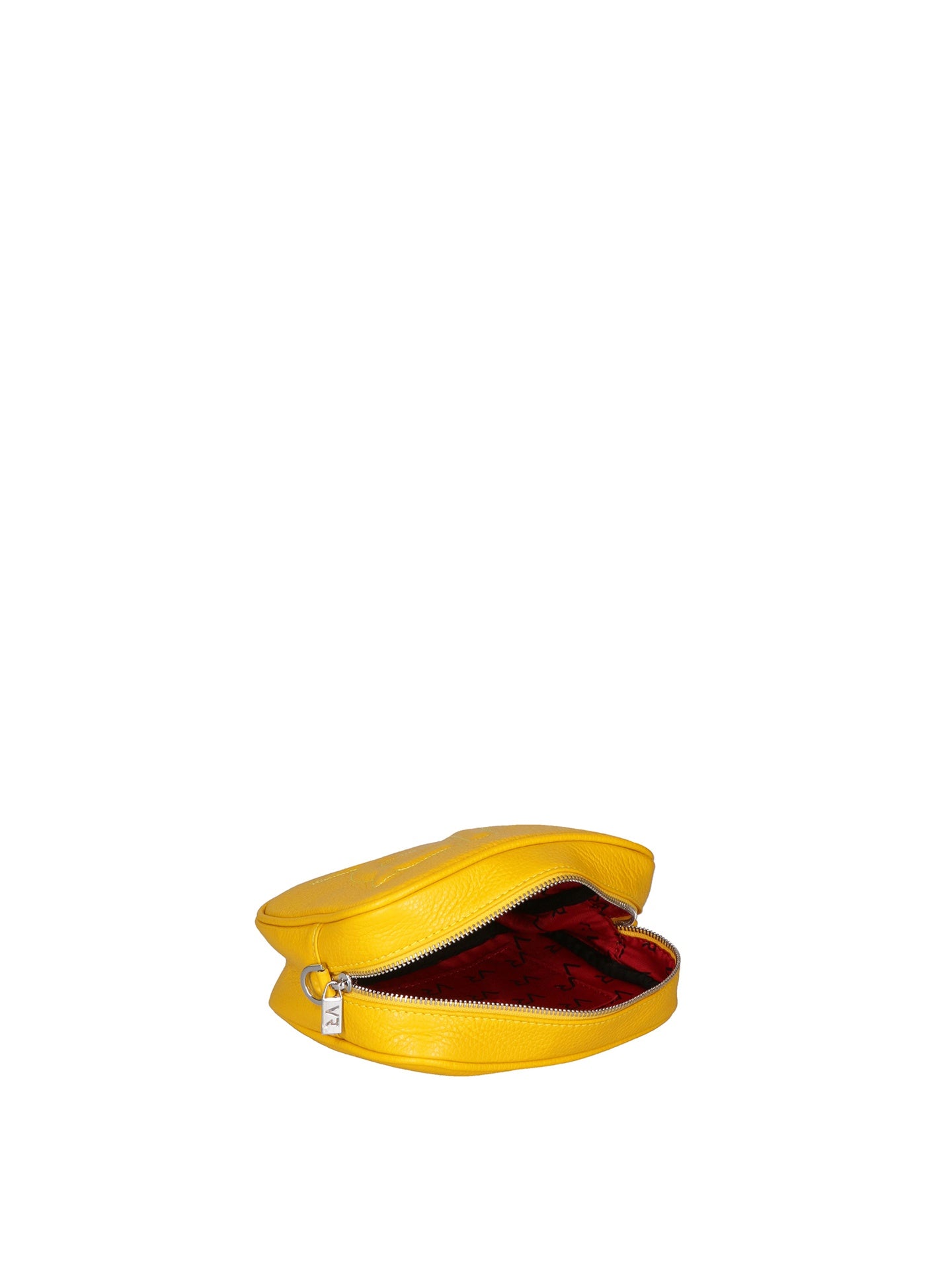 Borsa a Tracolla in Dollaro Leather Giallo