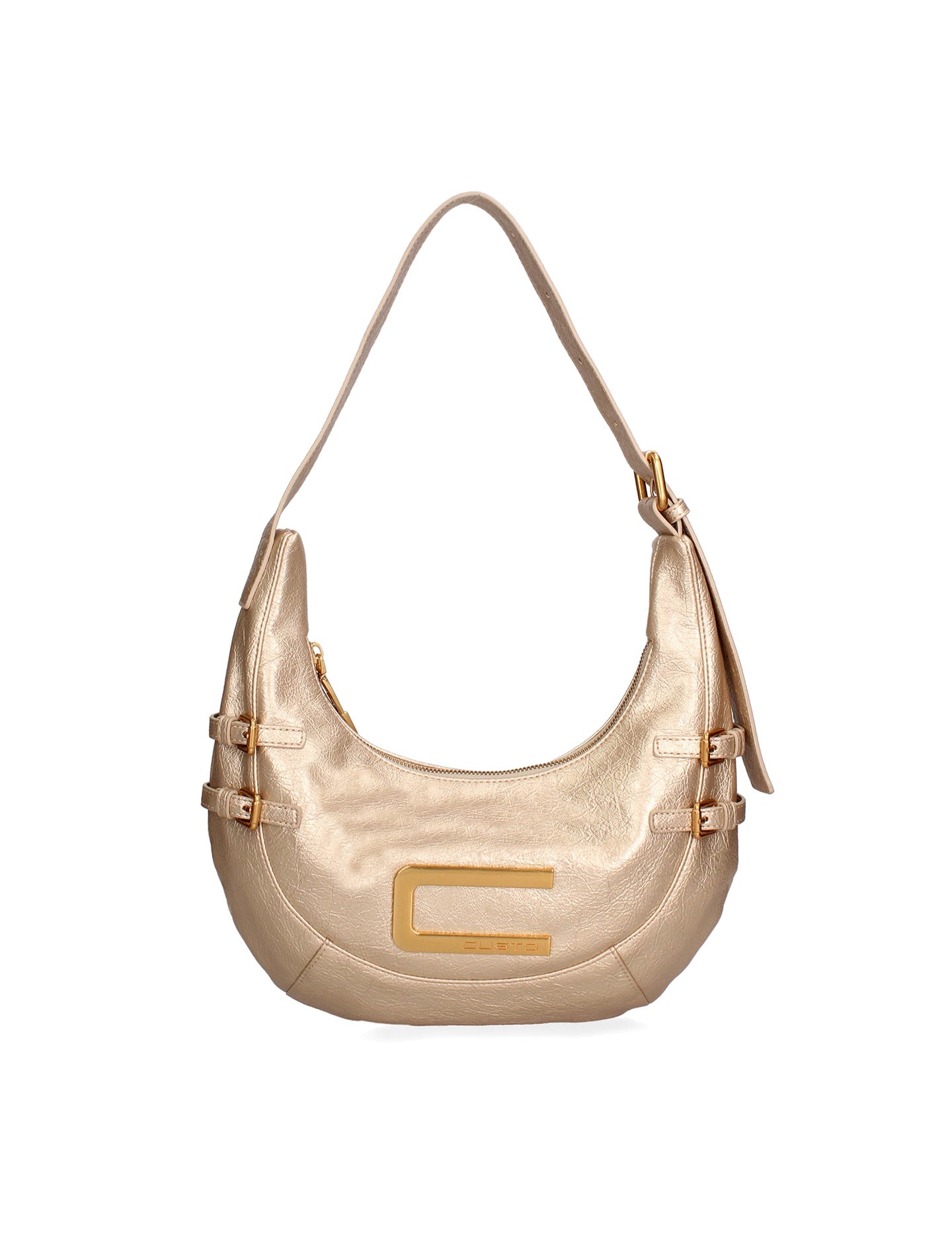 Borsa a spalla CUSTO - Oro