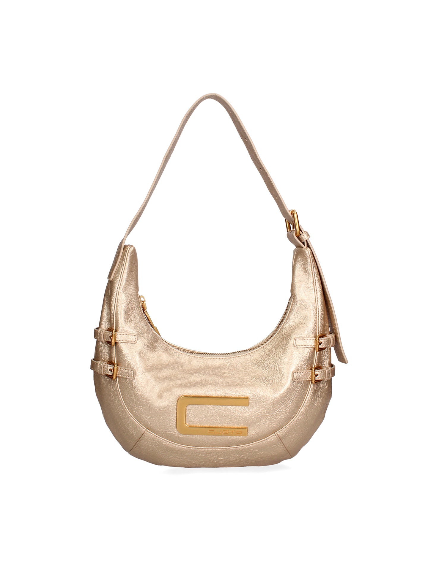 Borsa a spalla CUSTO - Oro