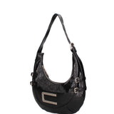 Borsa a spalla CUSTO - Nero