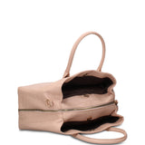 Borsa a Mano in Pelle Vegana Rosa